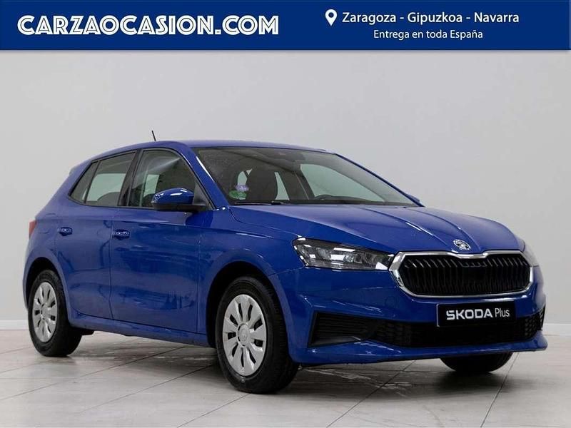 Usado Skoda Fabia Active 95 CV (69 kW) 2022 Azul Utilitario