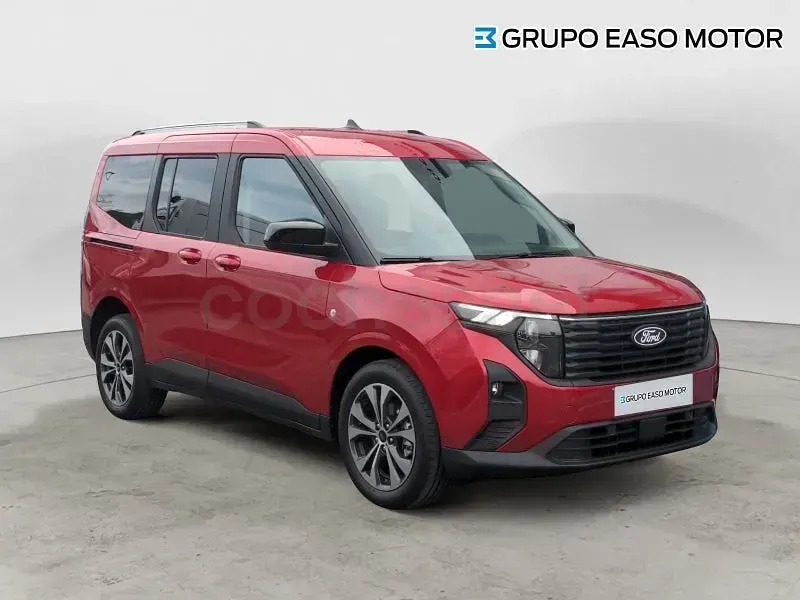 Nieuw Ford Tourneo Courier Titanium 125 PK (91 kW) 2025 Rood MPV