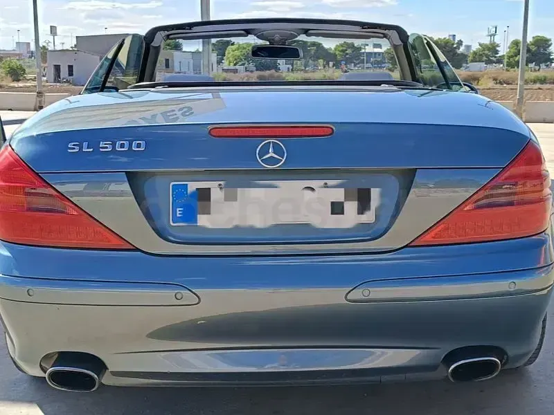 Usado Mercedes SL500 306 CV (225 kW) 2004 Azul Descapotable