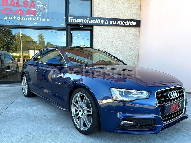 Azul Usado 2015 Audi A5 S-Line Coupe | 18.499 € (Precio justo) - Imagen 1/4