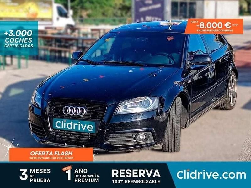 Negro Usado 2012 Audi A3 Ambiente Utilitario | 7490 € (Buen precio) - Imagen 1/3
