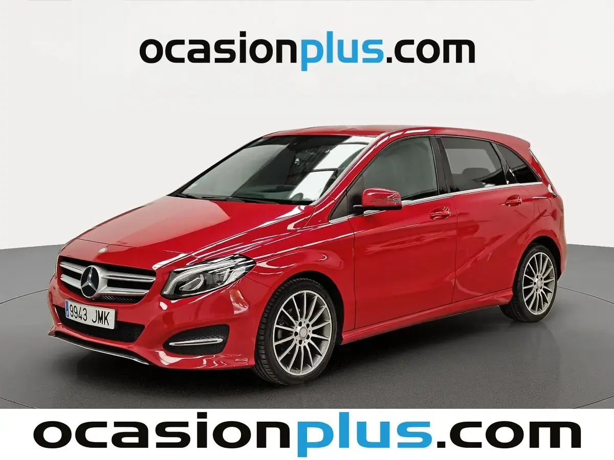 Begagnad Mercedes B180 109 HK (80 kW) 2016 Röd Minibuss