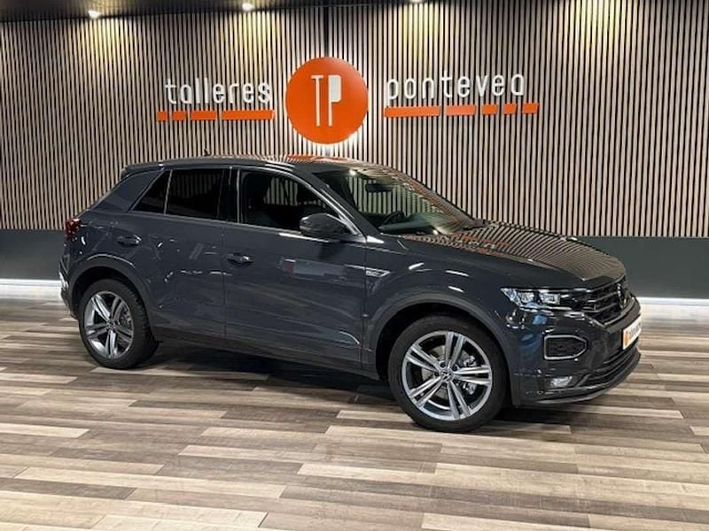 Usado VW T-Roc R-line 150 CV (110 kW) 2022 Gris SUV