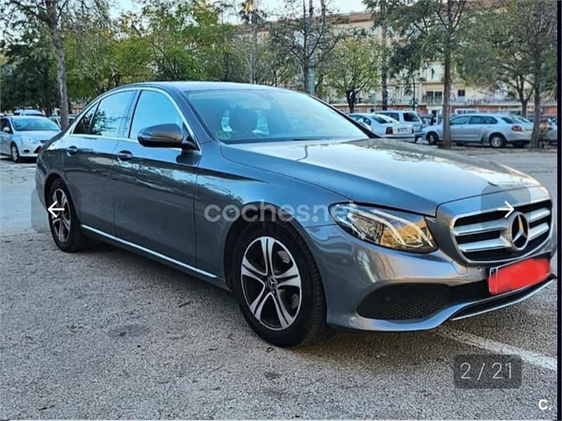 Usado Mercedes E200 184 CV (135 kW) 2018 Gris / plata Berlina