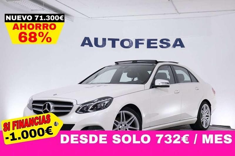 Blanco Usado 2014 Mercedes E350 Avantgarde Berlina | 22.300 € - Imagen 1/4