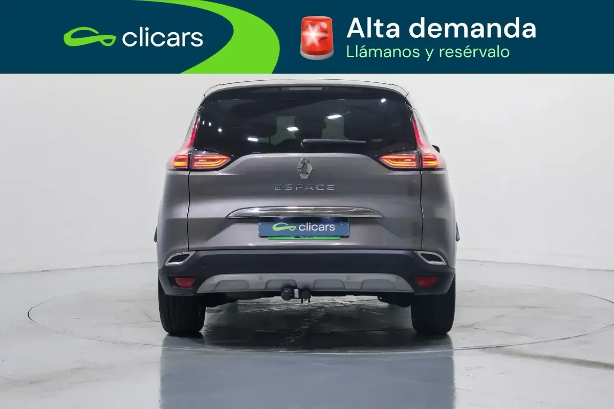 Usado Renault Espace Zen 160 CV (117 kW) 2016 Gris Monovolumen