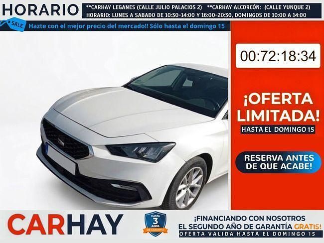 Usado Seat Leon Style 116 CV (85 kW) 2021 Blanco Berlina