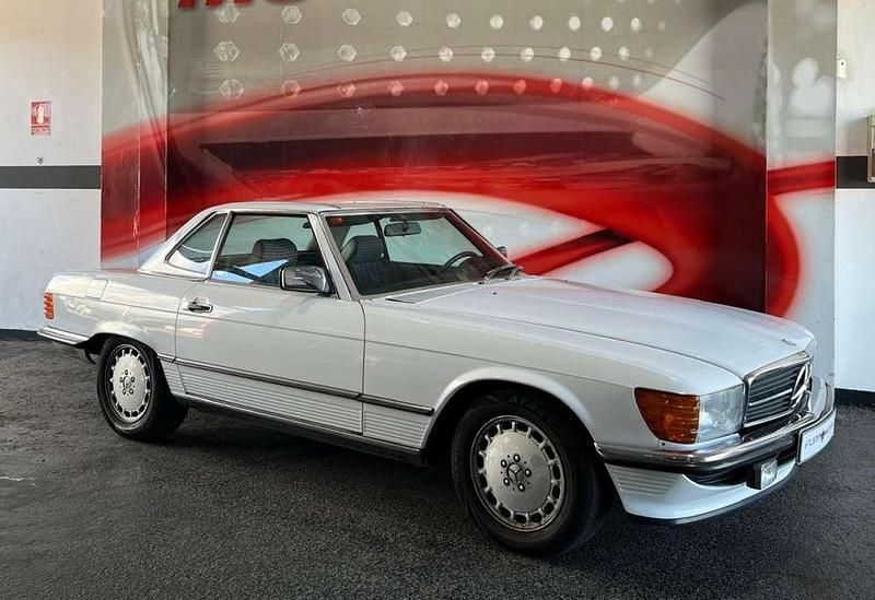 Usado Mercedes SL420 218 CV (160 kW) 1986 Blanco Coupe
