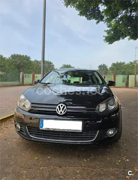Usado VW Golf VI Sport 105 CV (77 kW) 2011 Negro Utilitario