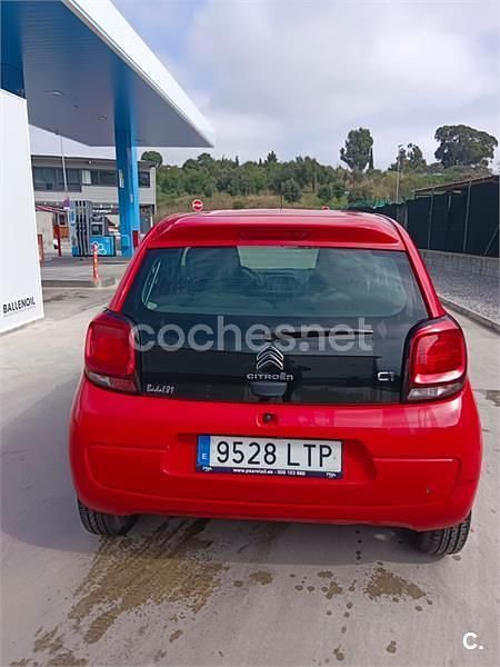 Usado Citroën C1 72 CV (52 kW) 2021 Rojo Utilitario