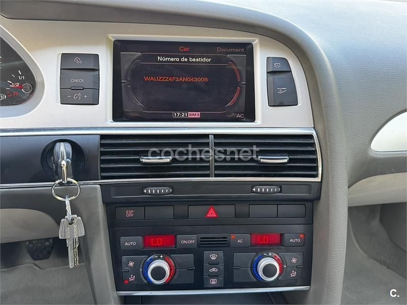 Usado Audi A6 136 CV (100 kW) 2010 Negro Berlina