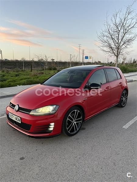 Usado VW Golf VII GTD 184 CV (135 kW) 2013 Rojo Berlina