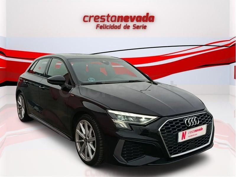 Usado Audi A3 S-Line 150 CV (110 kW) 2023 Negro Berlina