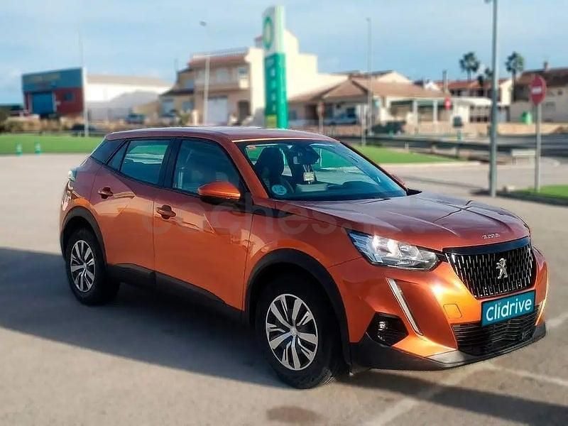 Usado Peugeot 2008 Active 100 CV (73 kW) 2020 Naranja SUV