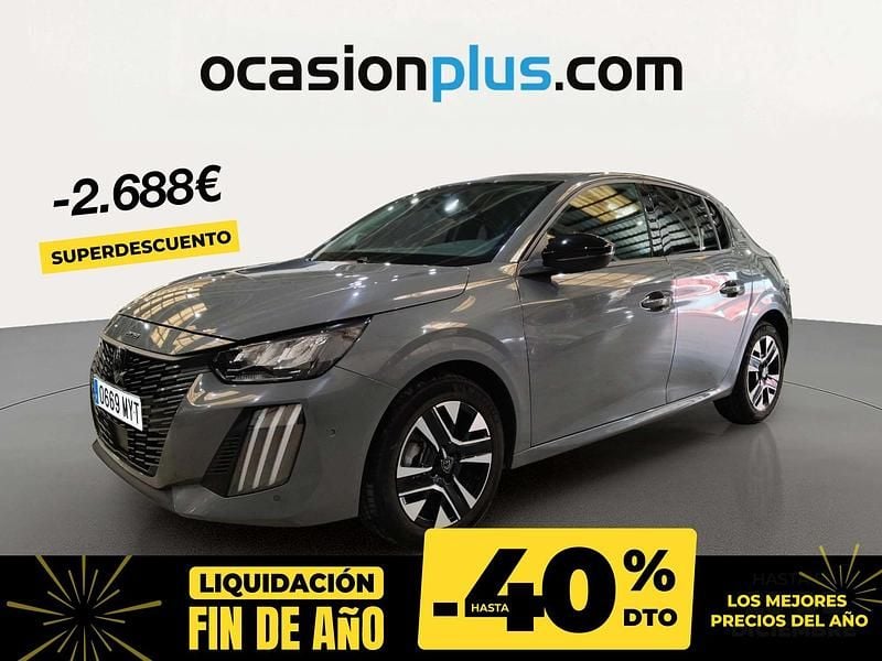 Gris Usado 2025 Peugeot 208 Allure Utilitario | 19.700 € (Precio justo) - Imagen 1/4