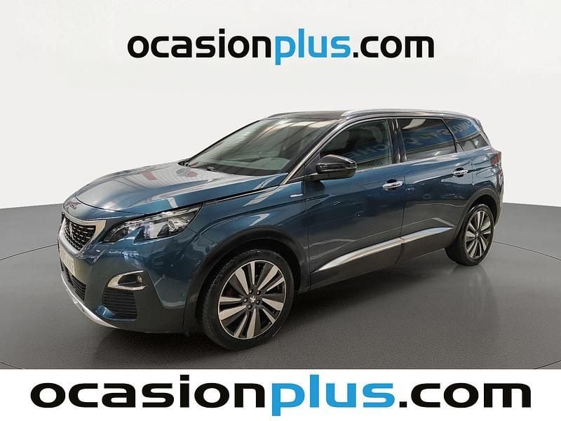 Verde Usado 2018 Peugeot 5008 GT-line | 13.546 € (Precio justo) - Imagen 1/4