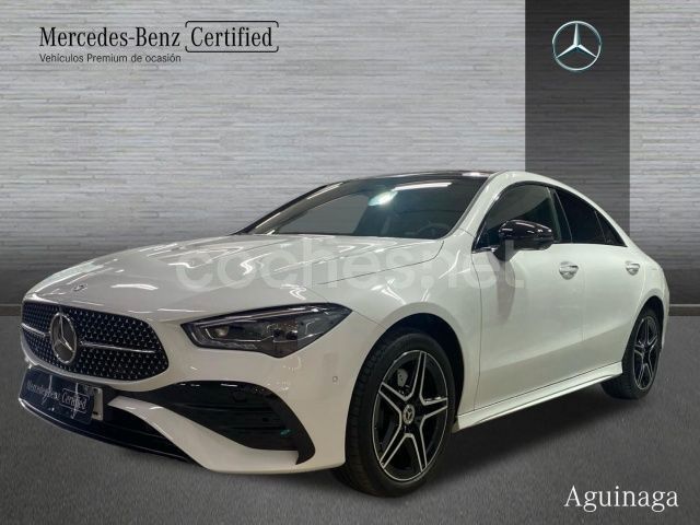 Blanco Usado 2024 Mercedes CLA250e Berlina | 39.890 € (Precio justo) - Imagen 1/4