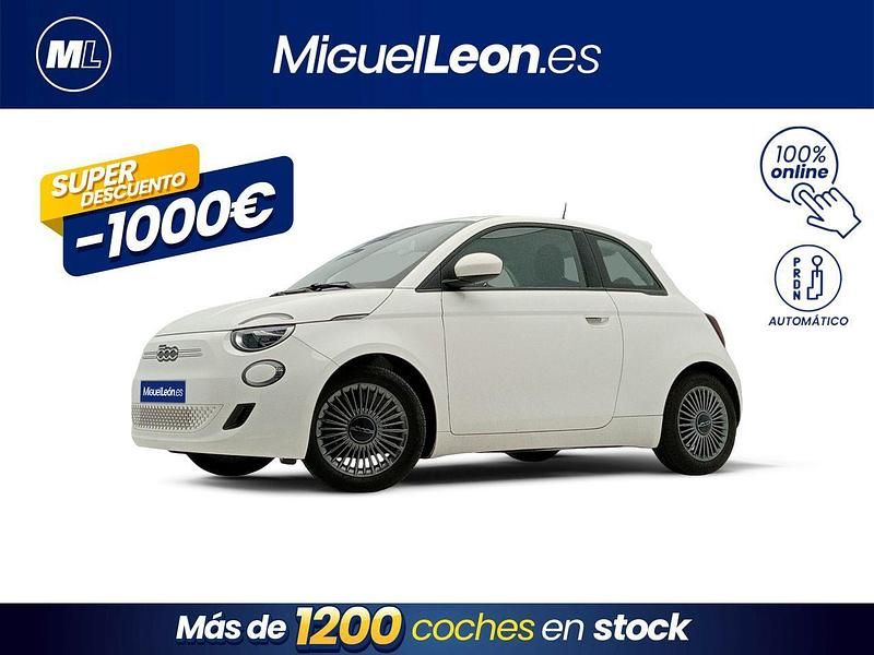 Blanco Usado 2022 Fiat 500e Action Utilitario | 12.985 € (Precio justo) - Imagen 1/3