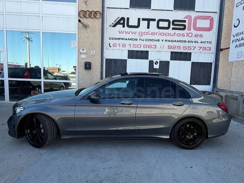 Usado Mercedes C200 160 CV (117 kW) 2019 Gris / plata Berlina
