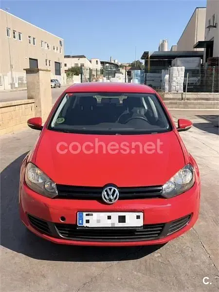 Usado VW Golf VI Advance 122 CV (89 kW) 2009 Rojo Utilitario