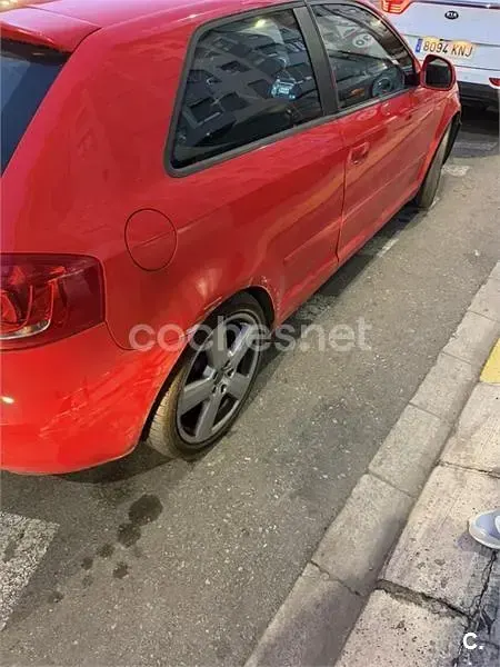 Usado Audi A3 S-Line 105 CV (77 kW) 2008 Rojo Utilitario