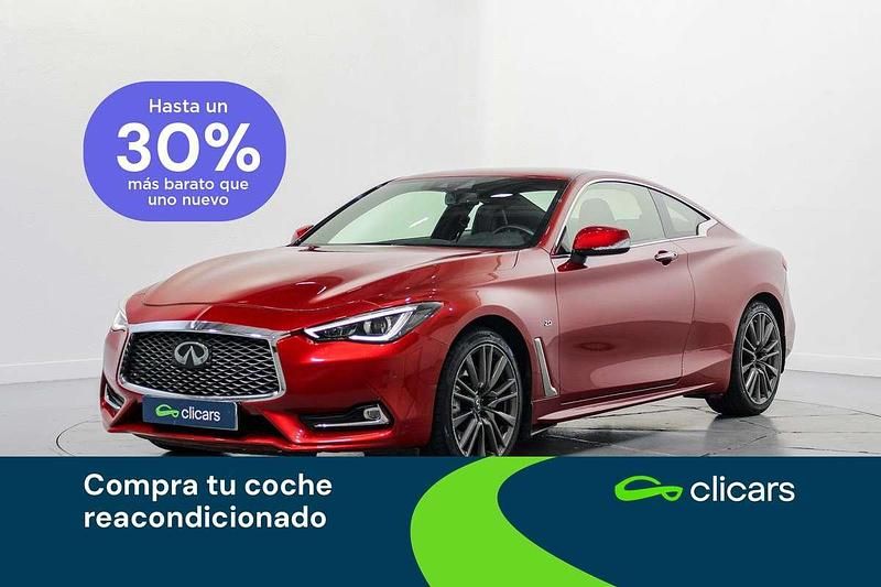 Rojo Usado 2017 Infiniti Q60 Sport Tech Coupe | 22.890 € - Imagen 1/4