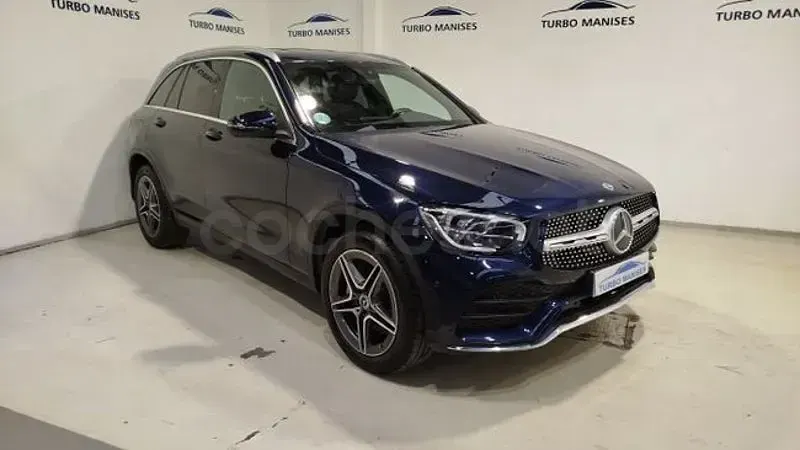 Usado Mercedes GLC220 194 CV (142 kW) 2021 Azul SUV