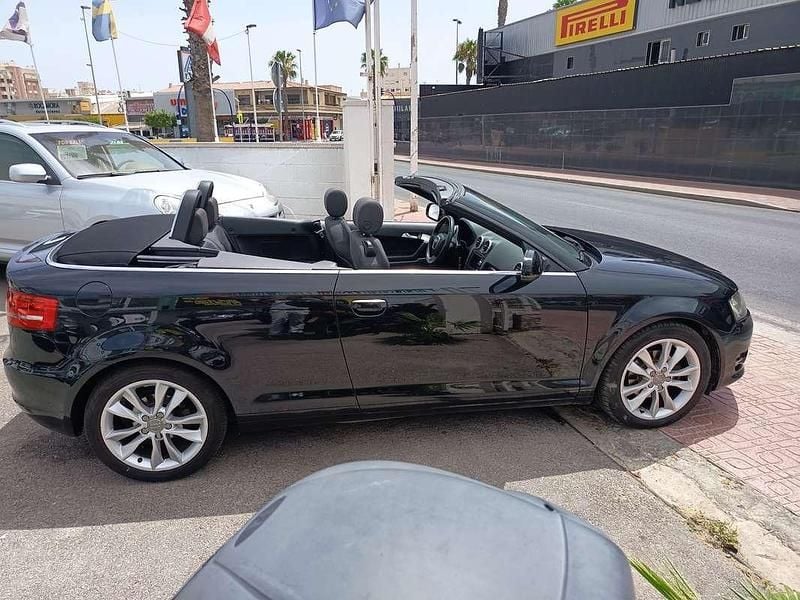 Negro Usado 2011 Audi A3 Cabriolet Ambiente Descapotable | 9950 € - Imagen 1/4