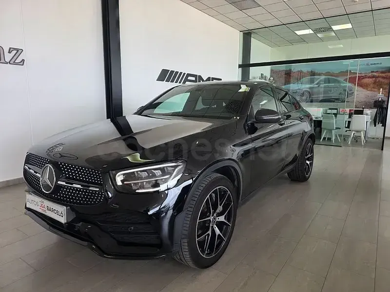 Usado Mercedes GLC300 245 CV (180 kW) 2020 Negro Coupe