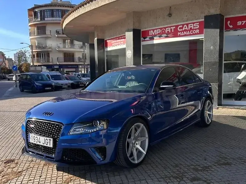 Usado Audi A4 S-Line 160 CV (117 kW) 2008 Azul Familiar
