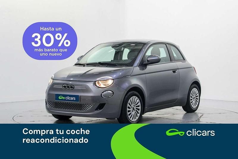 Gris Usado 2023 Fiat 500e Icon Descapotable | 15.490 € (Super precio) - Imagen 1/4