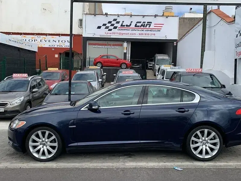 Usado Jaguar XF Luxury 207 CV (152 kW) 2008 Azul Berlina