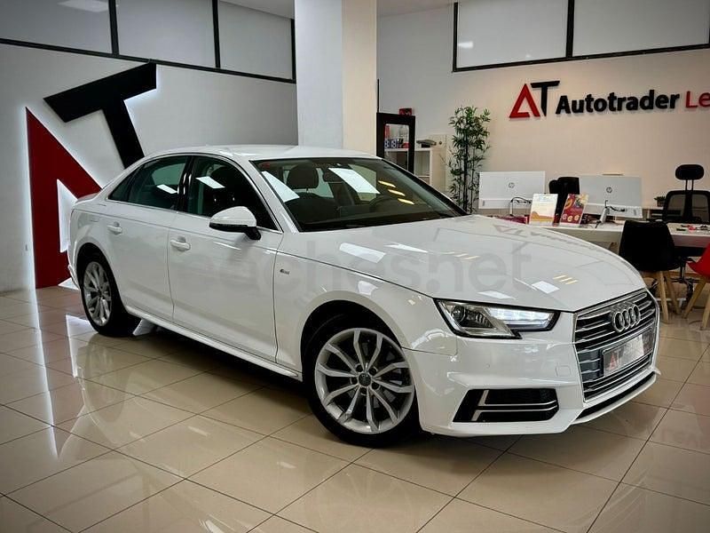 Usado Audi A4 S-Line 150 CV (110 kW) 2017 Blanco Berlina