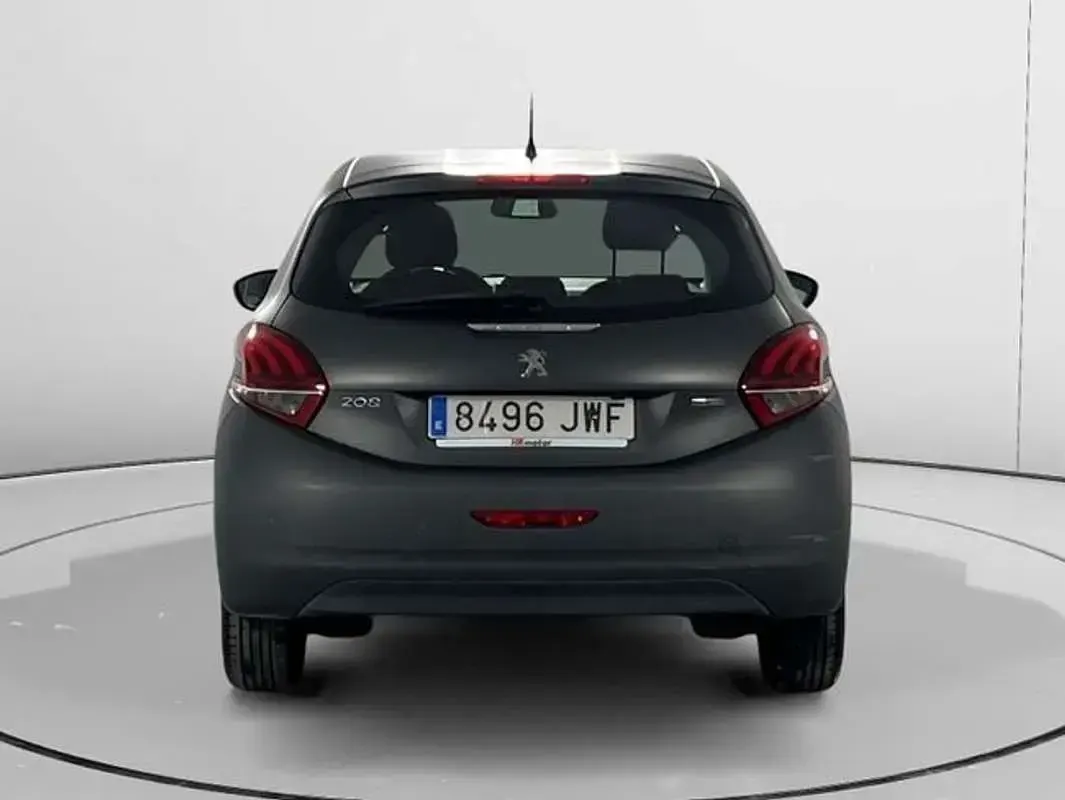 Usado Peugeot 208 Allure 110 CV (80 kW) 2017 Gris Utilitario