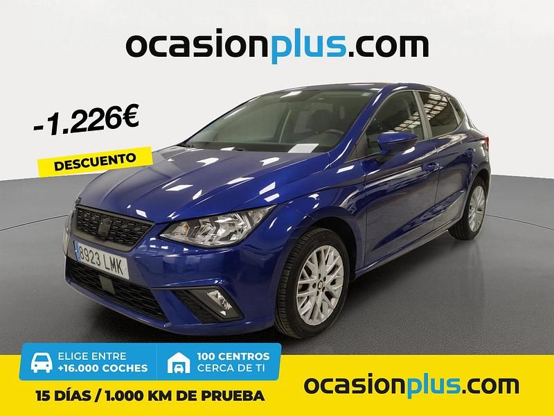 Azul Usado 2021 Seat Ibiza Style Berlina | 13.490 € (Buen precio) - Imagen 1/4