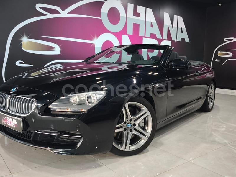 Negro Usado 2010 BMW 650 Cabriolet Descapotable | 24.990 € - Imagen 1/4