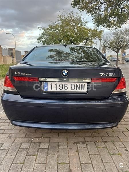 Usado BMW 745 333 CV (244 kW) 2002 Azul Berlina