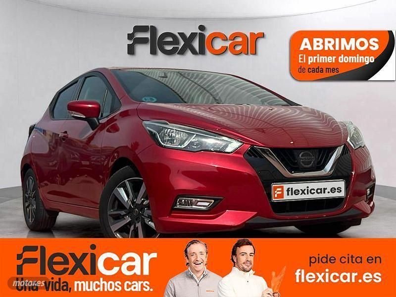 Rojo Usado 2018 Nissan Micra Acenta Utilitario | 10.990 € (Precio justo) - Imagen 1/4