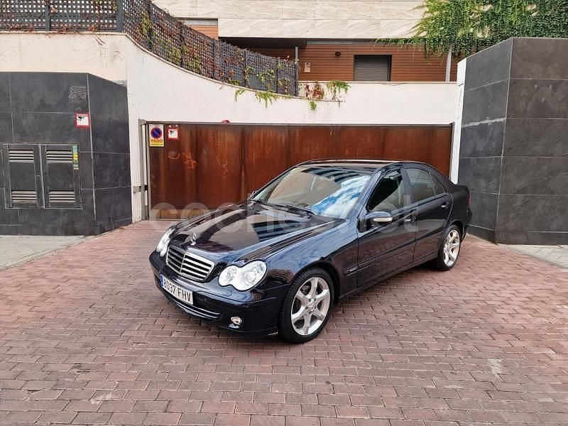 Azul Usado 2007 Mercedes C180 Sport Edition Berlina | 6680 € (Precio justo) - Imagen 1/4
