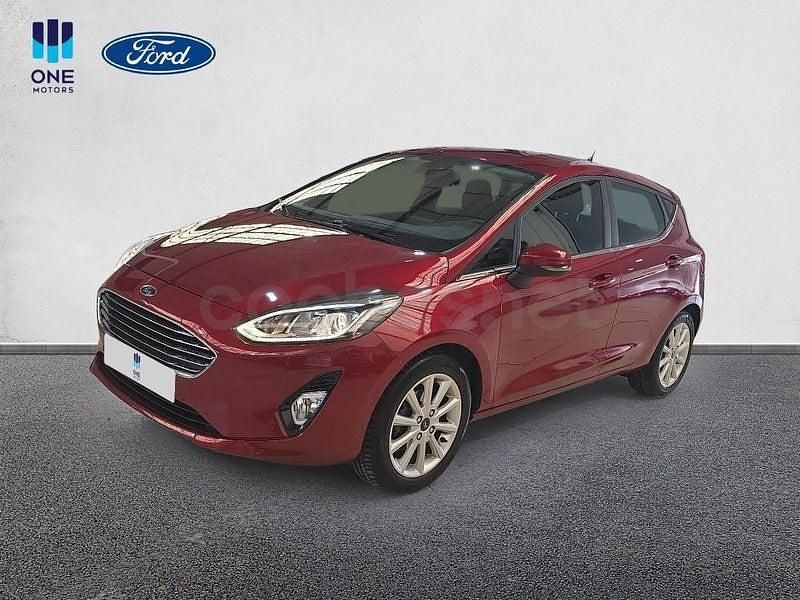 Usado Ford Fiesta Titanium 100 CV (73 kW) 2018 Granate Utilitario
