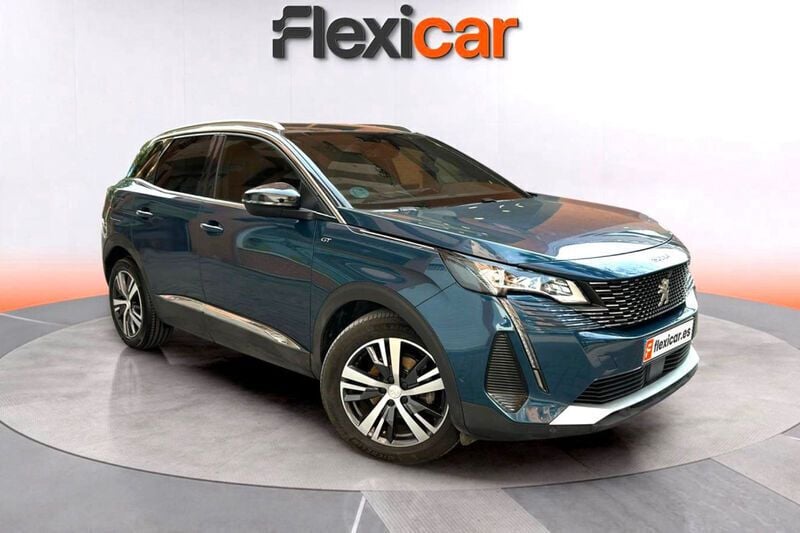 Azul Usado 2022 Peugeot 3008 GT Monovolumen | 16.790 € (Precio justo) - Imagen 1/4