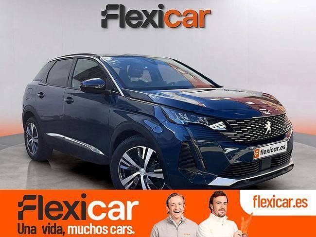 Azul Usado 2021 Peugeot 3008 Allure SUV | 16.490 € (Precio justo) - Imagen 1/4