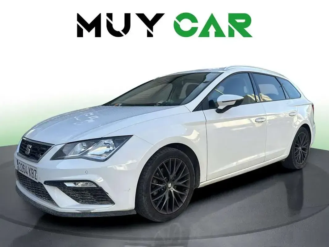 Usado Seat Leon ST FR 150 CV (110 kW) 2017 Blanco Familiar