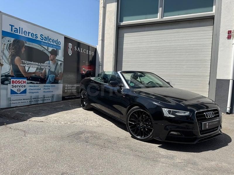 Negro Usado 2016 Audi A5 Cabriolet S-Line Descapotable | 14.990 € (Buen precio) - Imagen 1/4