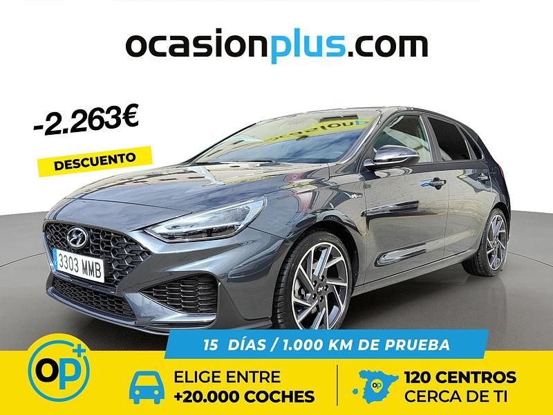 Usado Hyundai i30 N Line 160 CV (117 kW) 2023 Gris Berlina