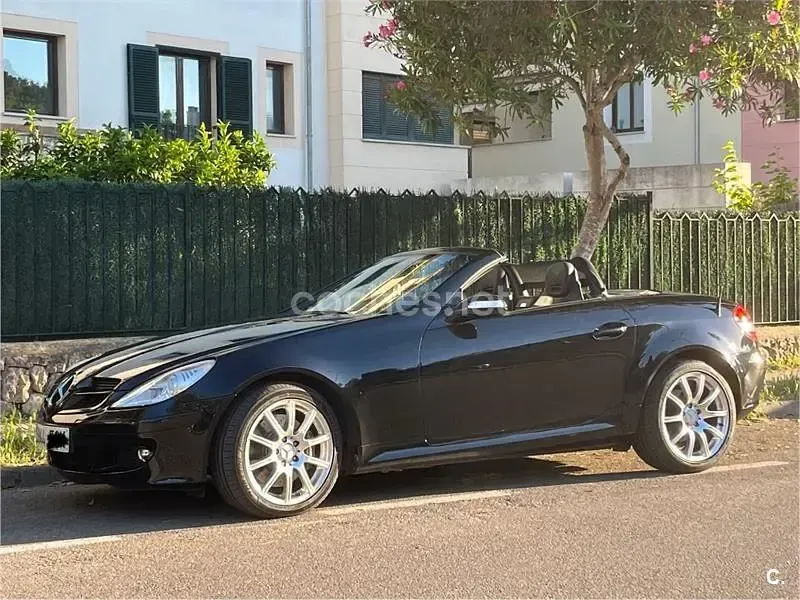 Usado Mercedes SLK350 272 CV (200 kW) 2004 Negro Descapotable