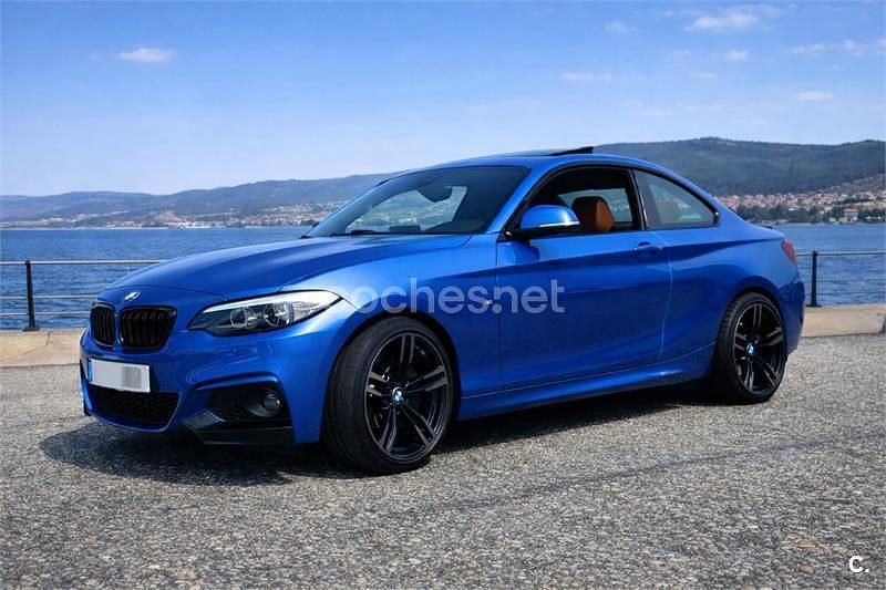Usado BMW 220 184 CV (135 kW) 2014 Azul Coupe
