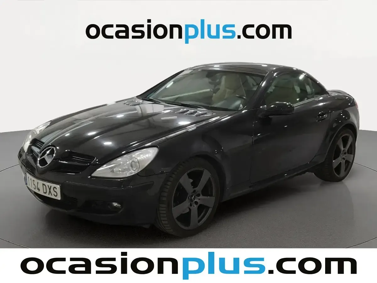 Usado Mercedes SLK200 163 CV (119 kW) 2006 Negro Descapotable