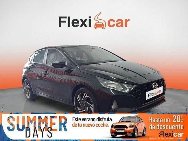 Negro Usado 2021 Hyundai i20 Berlina | 13.990 € (Precio justo) - Imagen 1/4