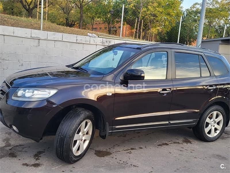 Usado Hyundai Santa Fe Style 155 CV (114 kW) 2008 Granate SUV